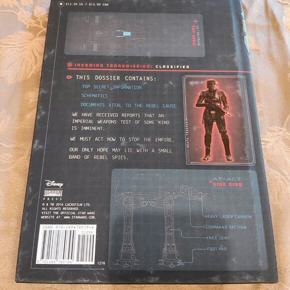 Star Wars Rogue One Rebel Dossier, Hardback, New Without Tags - Picture 2 of 8